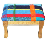 simple plaid stool